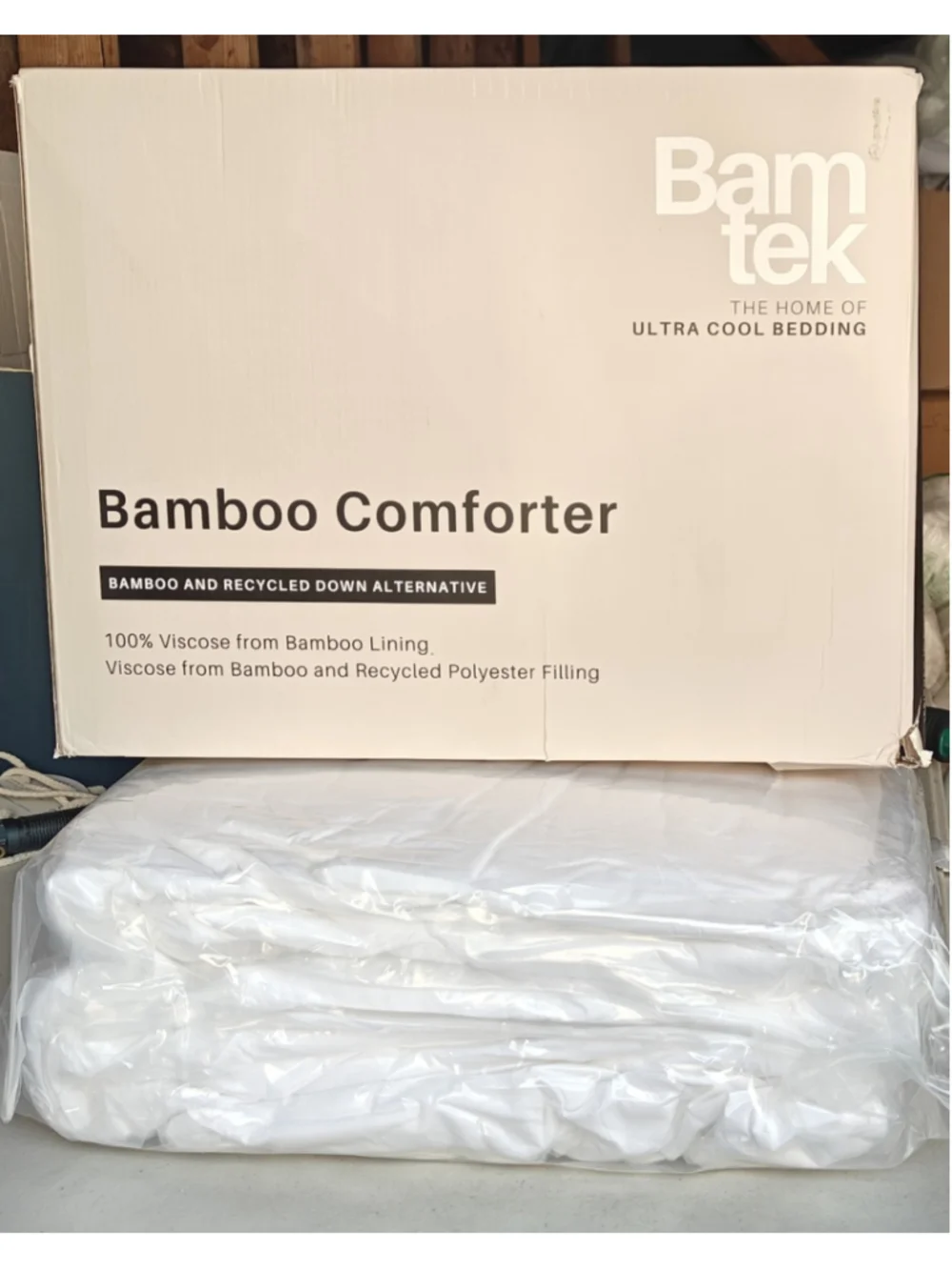 Bamtek viscose from bamboo KING cooling comforter duvet insert [Brand New]